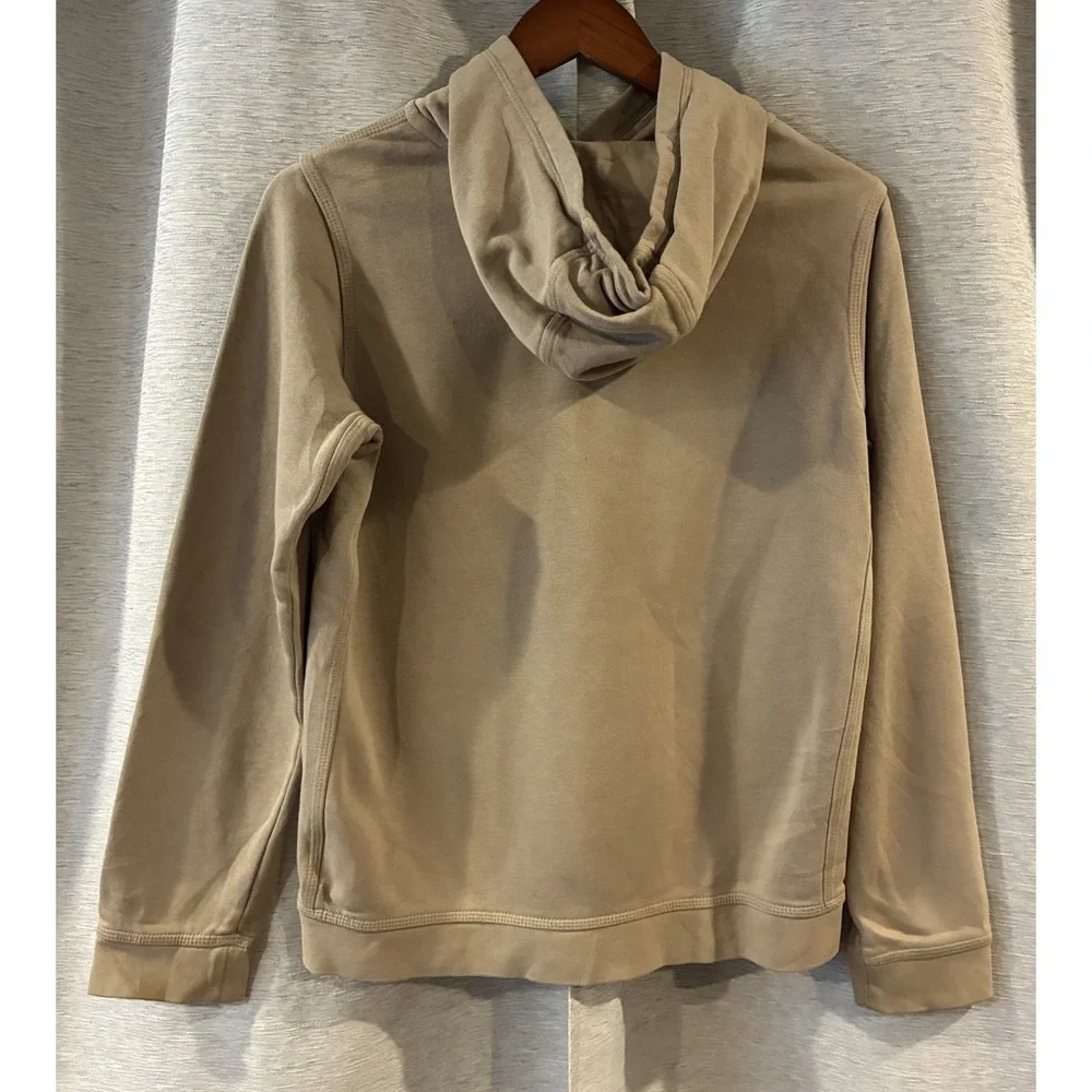 NIKE‎ Fleece Lined Hooded Hoodie Sweatshirt Pullover Boys XL Tan Beige
